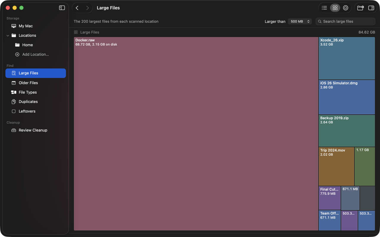 SpareDisk screenshot