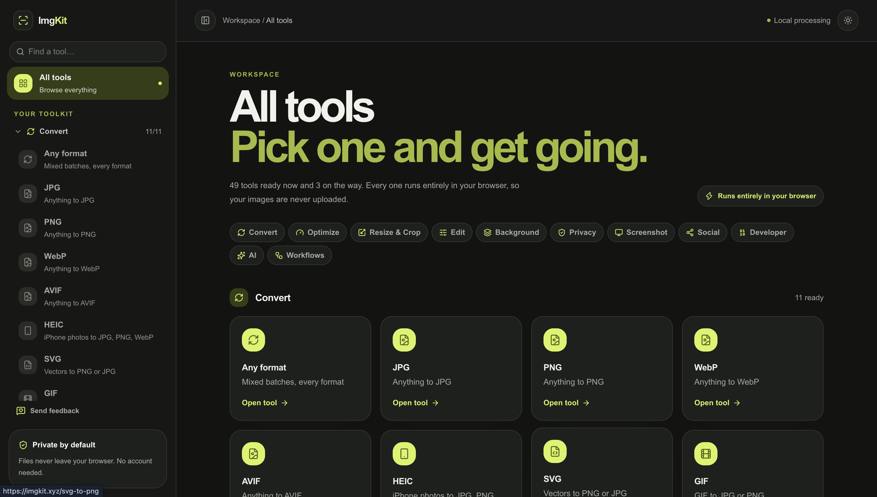ImgKit screenshot